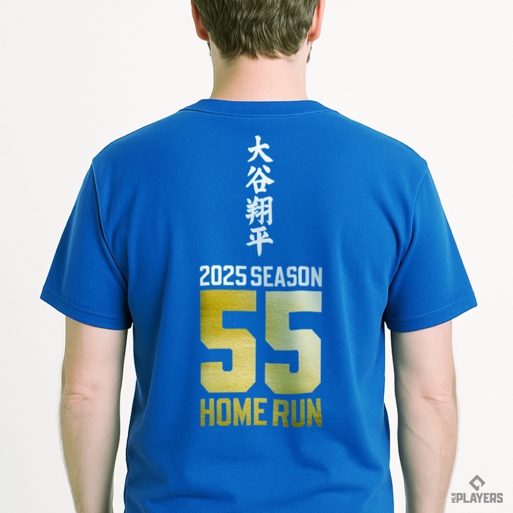 <限量>預購 大谷翔平55轟紀念T恤 （兩色）預計2025/12/31陸續出貨-細節圖9