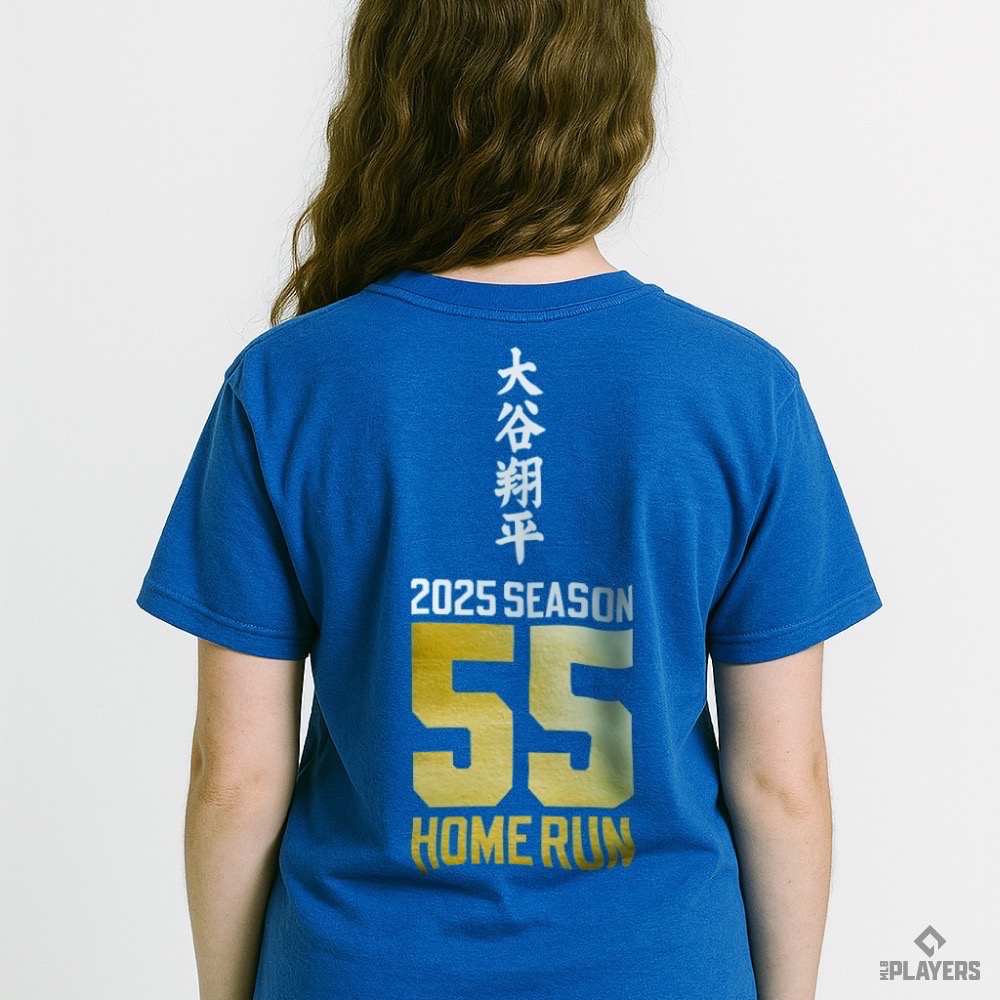 <限量>預購 大谷翔平55轟紀念T恤 （兩色）預計2025/12/31陸續出貨-細節圖11
