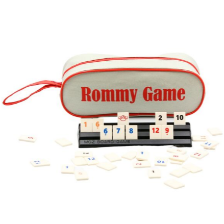 【漫格子】Rommy數字遊戲 以色列麻將 袋裝小牌標準2-4人 桌遊 送沙漏-細節圖2