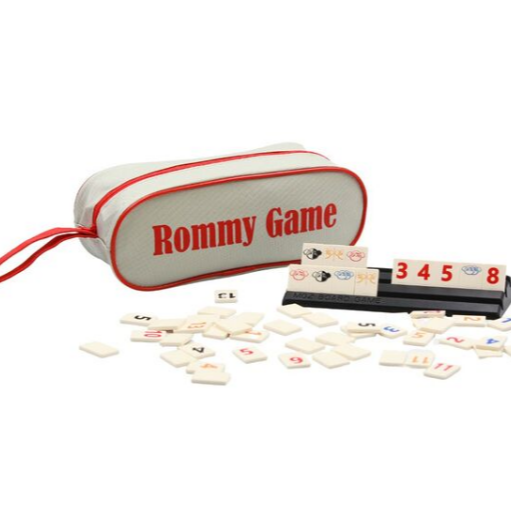 【漫格子】Rommy 數字遊戲 以色列麻將 袋裝變臉小牌大字版2-4人 桌遊 送沙漏-細節圖2