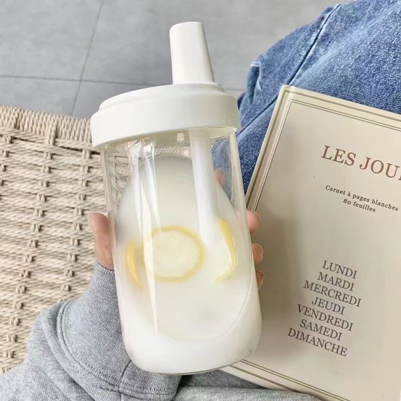 【漫格子】珍奶杯 大象杯 網紅珍珠奶茶杯 環保杯 吸管杯 手搖飲料杯 500ml 隨身杯 隨行杯-細節圖3