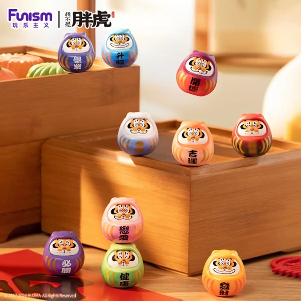 FUNISM 我不是胖虎 祈願達摩系列小萌粒 單抽/中盒8入未拆 (特價)-細節圖3