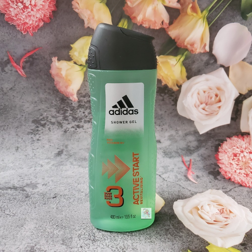 adidas 愛迪達 男用三效極限動力潔顏洗髮沐浴露400ml 現貨