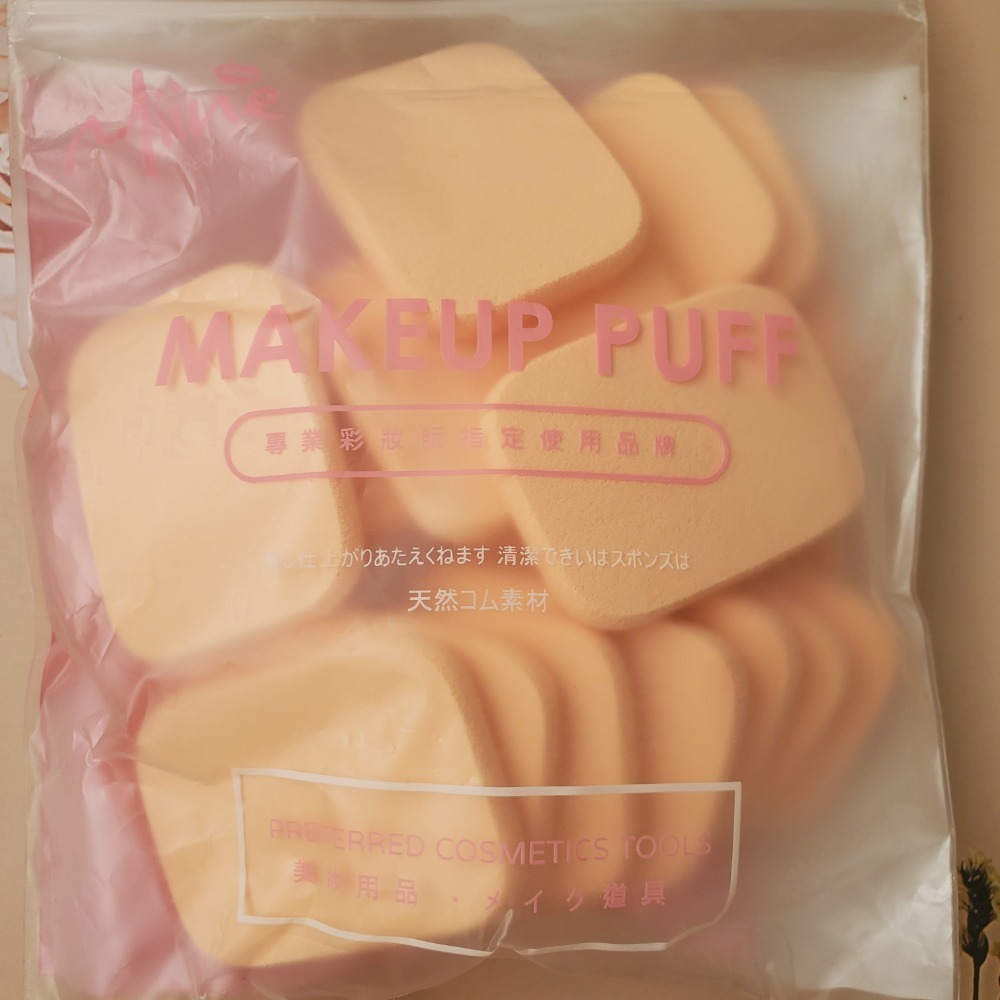 長方形粉撲20入