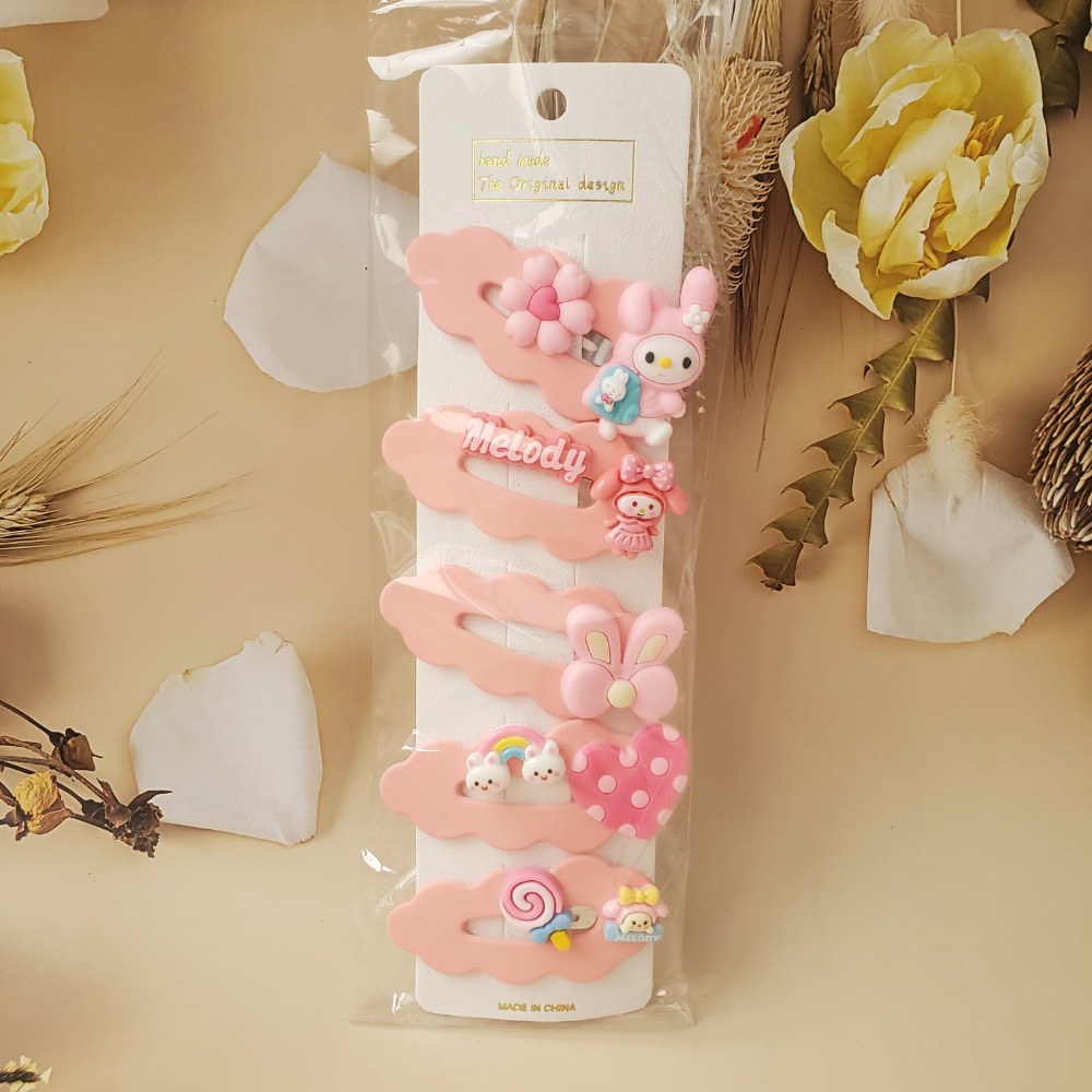 兒童髮夹女童庫洛米 美樂蒂 髮卡髮飾 可愛夹子流海碎髮夹-細節圖2