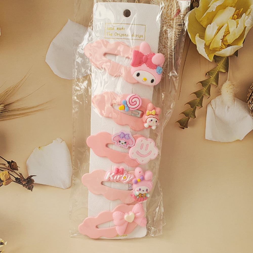 兒童髮夹女童庫洛米 美樂蒂 髮卡髮飾 可愛夹子流海碎髮夹-細節圖5