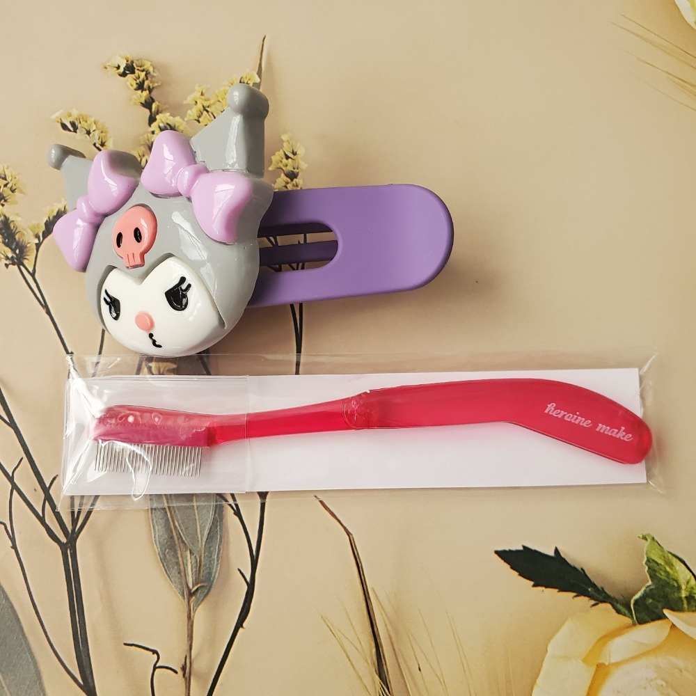 兒童髮夾 大臉卡通 庫洛米 美樂蒂 布丁狗 藍色玉桂狗 髮夾女童碎髮流海側邊夾 女孩後腦勺髮卡 現貨-細節圖6