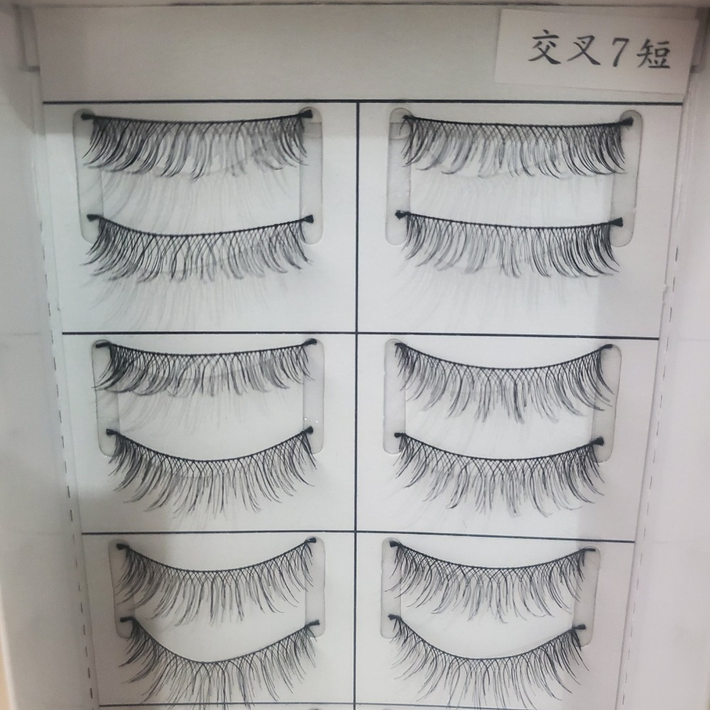 高級假睫毛 人造纖維  自然款 濃密款 10入／盒 現貨-規格圖2