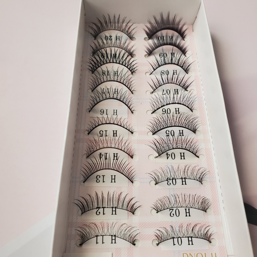 YI TONG EYELASH 伊瞳造型睫毛 人造纖維 10對裝 現貨-細節圖3