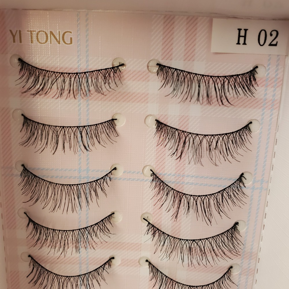 YI TONG EYELASH 伊瞳造型睫毛 人造纖維 10對裝 現貨-規格圖3