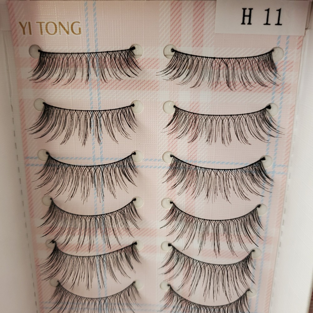 YI TONG EYELASH 伊瞳造型睫毛 人造纖維 10對裝 現貨-規格圖3
