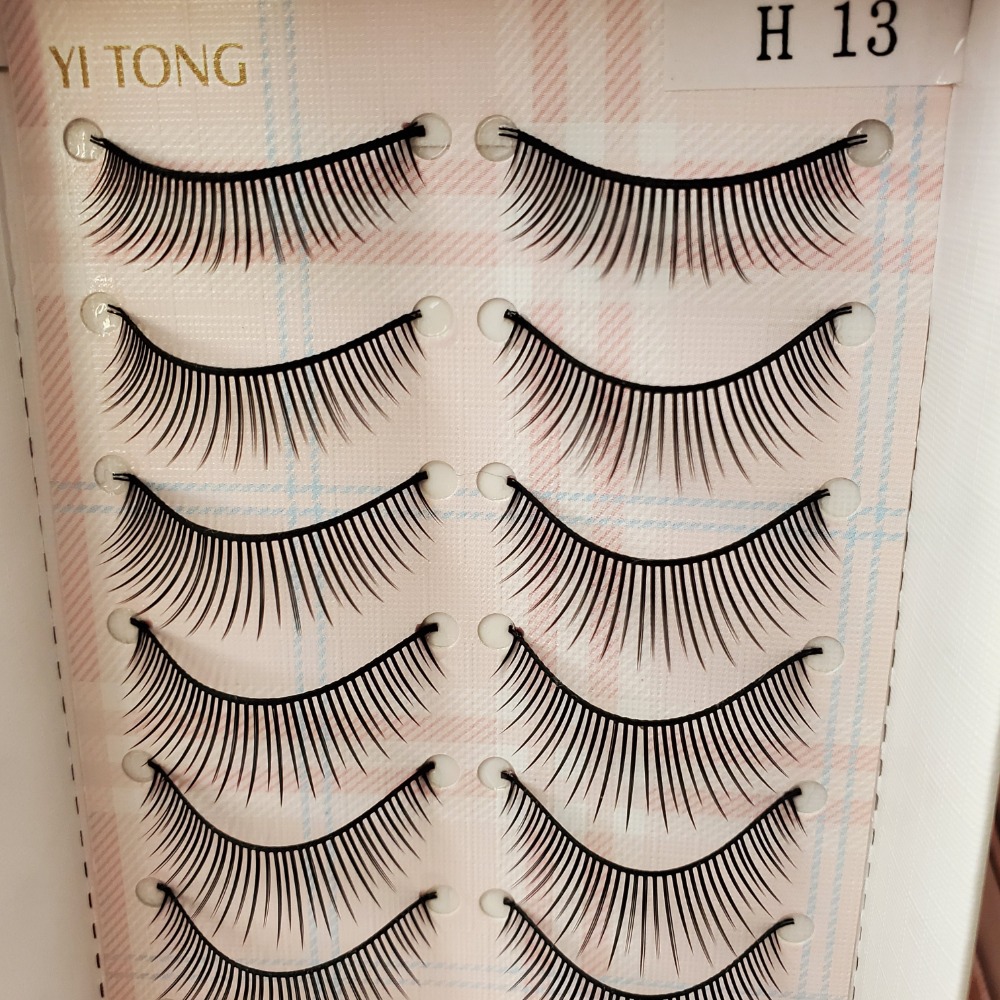 YI TONG EYELASH 伊瞳造型睫毛 人造纖維 10對裝 現貨-規格圖3