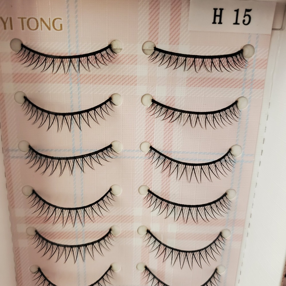 YI TONG EYELASH 伊瞳造型睫毛 人造纖維 10對裝 現貨-規格圖3