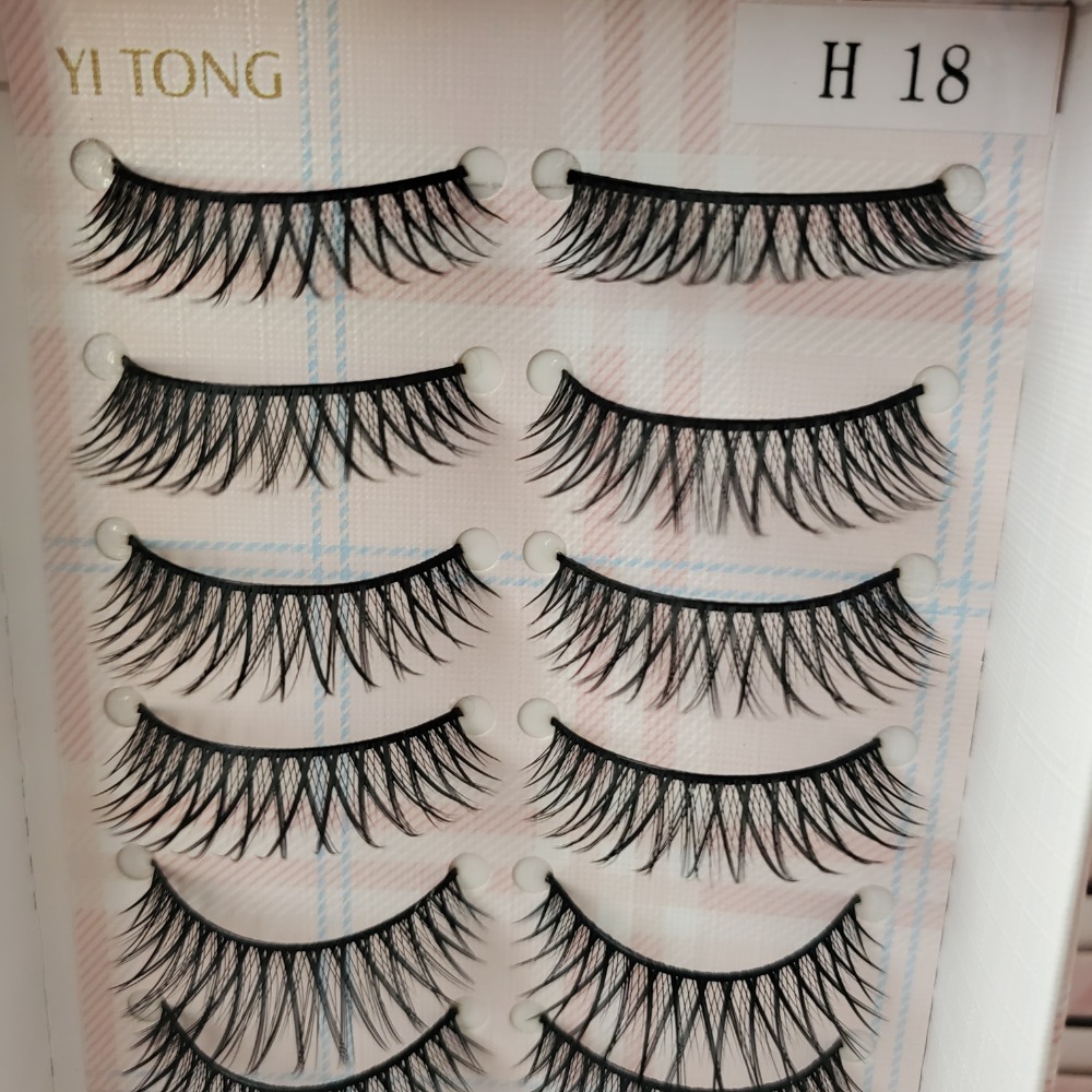 YI TONG EYELASH 伊瞳造型睫毛 人造纖維 10對裝 現貨-規格圖3