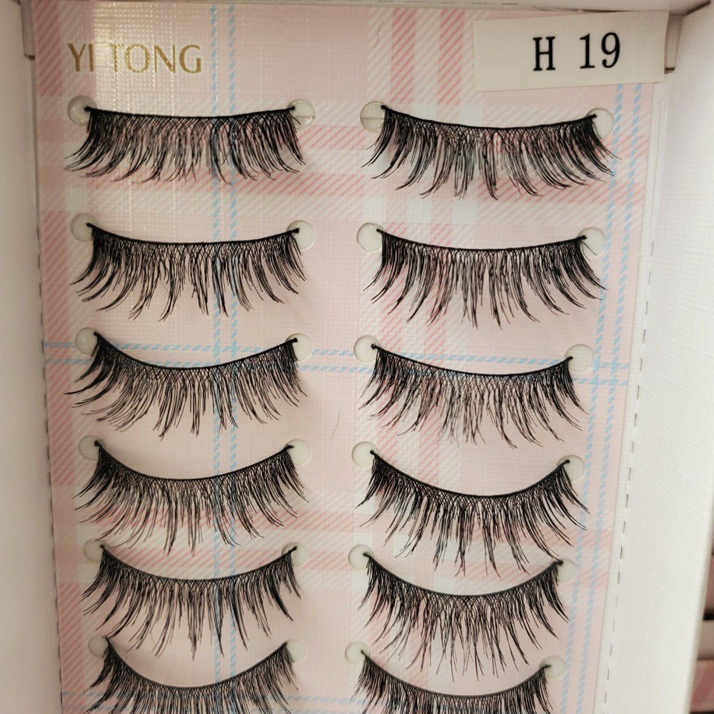 YI TONG EYELASH 伊瞳造型睫毛 人造纖維 10對裝 現貨-規格圖3