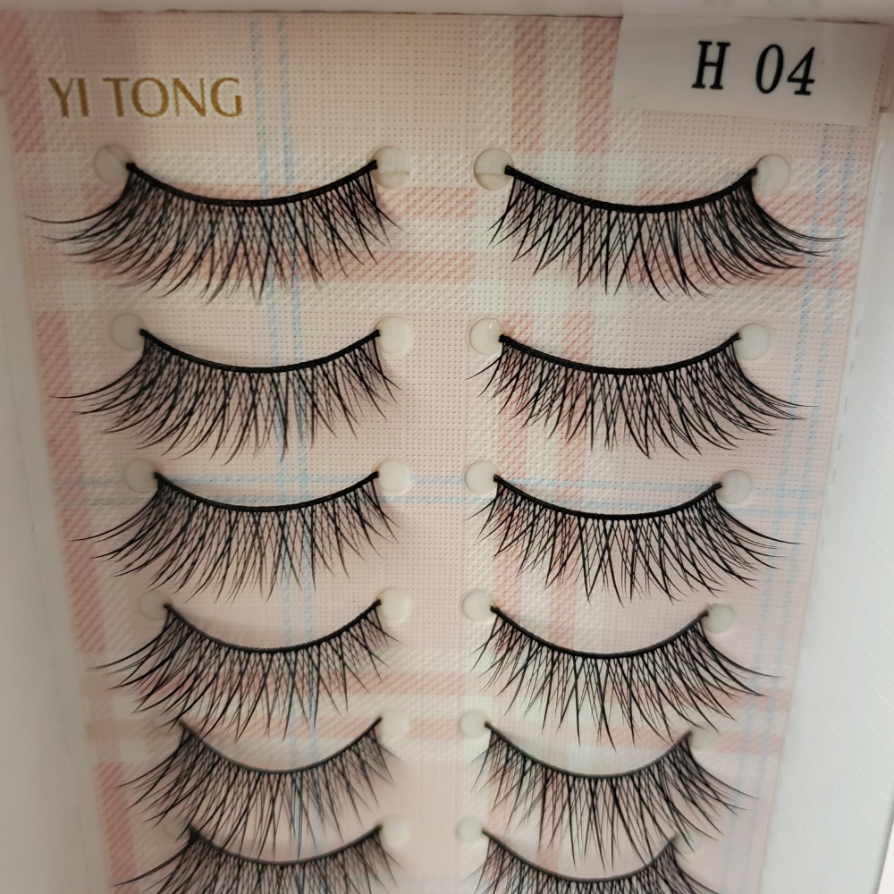 YI TONG EYELASH 伊瞳造型睫毛 人造纖維 10對裝 現貨-規格圖3