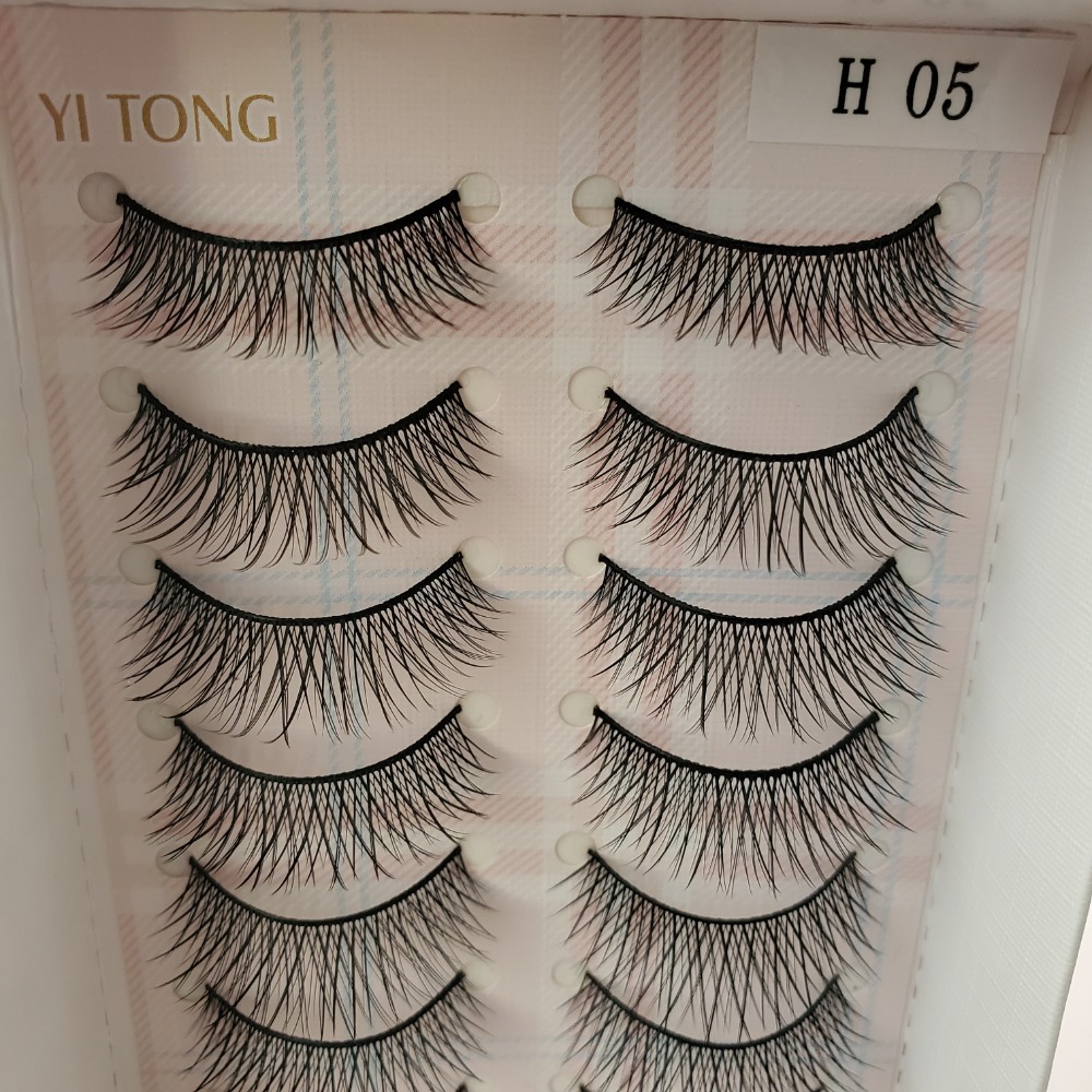 YI TONG EYELASH 伊瞳造型睫毛 人造纖維 10對裝 現貨-規格圖3