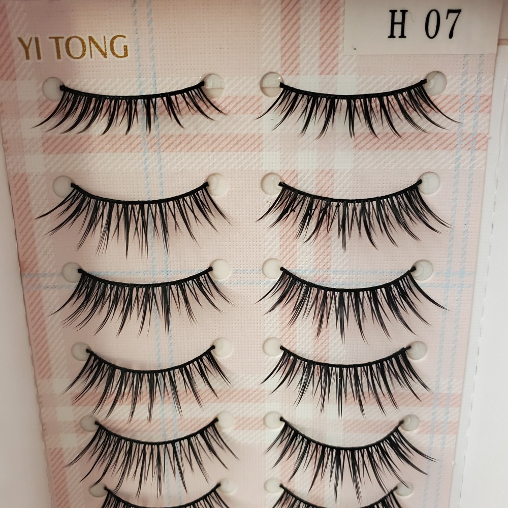 YI TONG EYELASH 伊瞳造型睫毛 人造纖維 10對裝 現貨-規格圖3