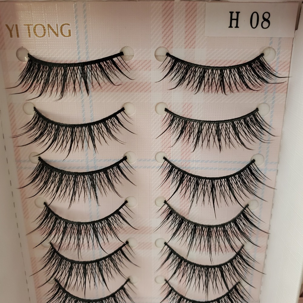 YI TONG EYELASH 伊瞳造型睫毛 人造纖維 10對裝 現貨-規格圖3