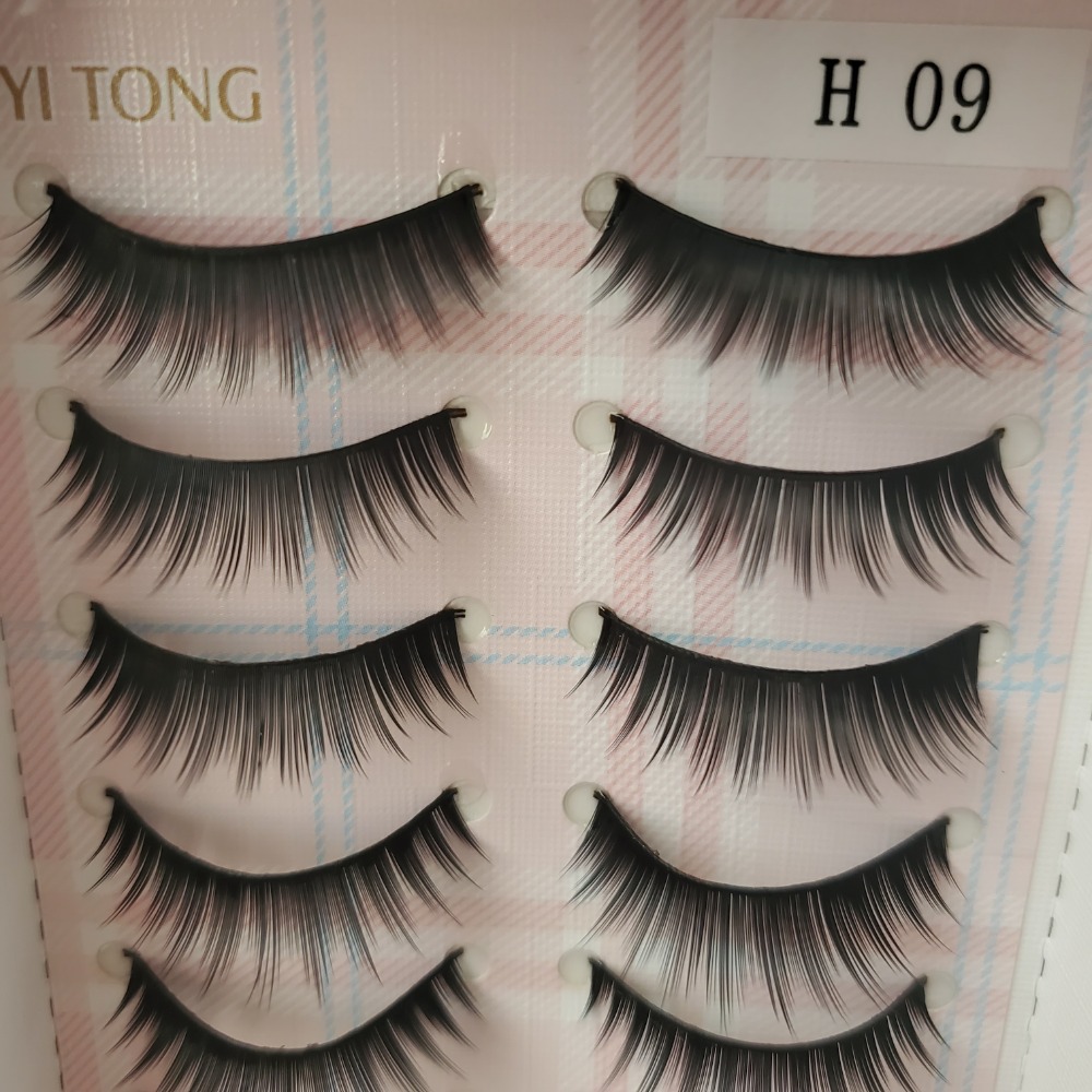 YI TONG EYELASH 伊瞳造型睫毛 人造纖維 10對裝 現貨-規格圖3