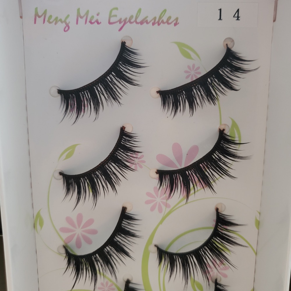 萌媚假睫毛 人造纖維 5對裝  現貨-規格圖5