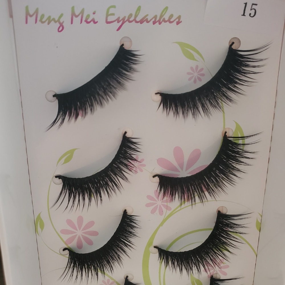 萌媚假睫毛 人造纖維 5對裝  現貨-規格圖5