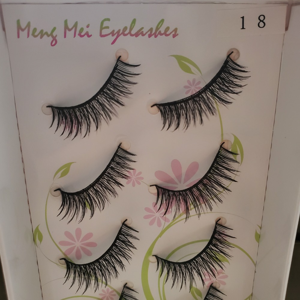 萌媚假睫毛 人造纖維 5對裝  現貨-規格圖5