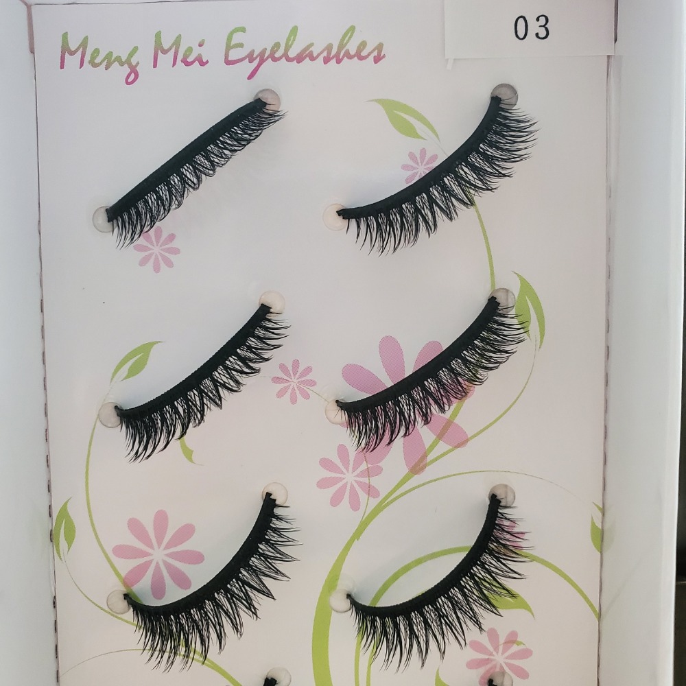 萌媚假睫毛 人造纖維 5對裝  現貨-規格圖5