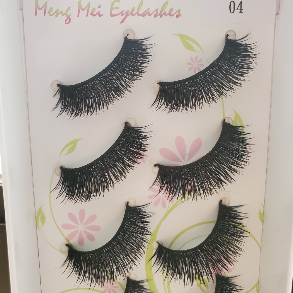 萌媚假睫毛 人造纖維 5對裝  現貨-規格圖5