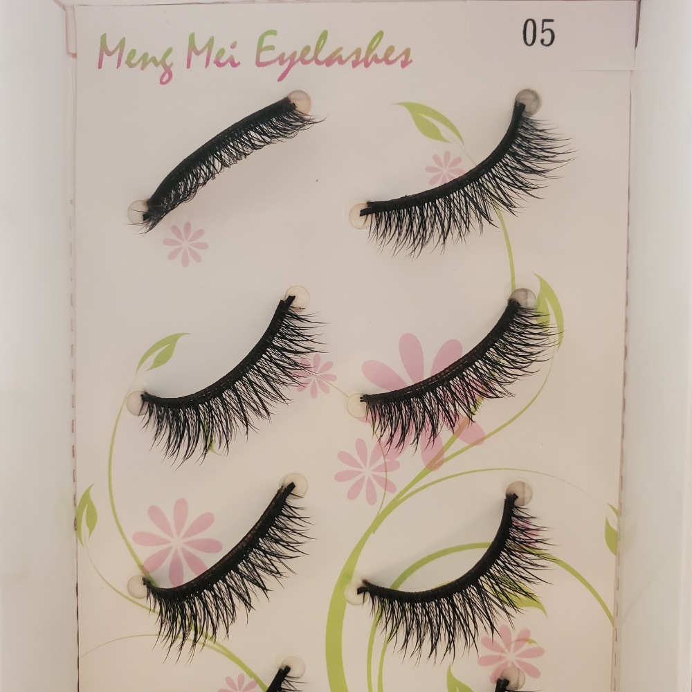 萌媚假睫毛 人造纖維 5對裝  現貨-規格圖5