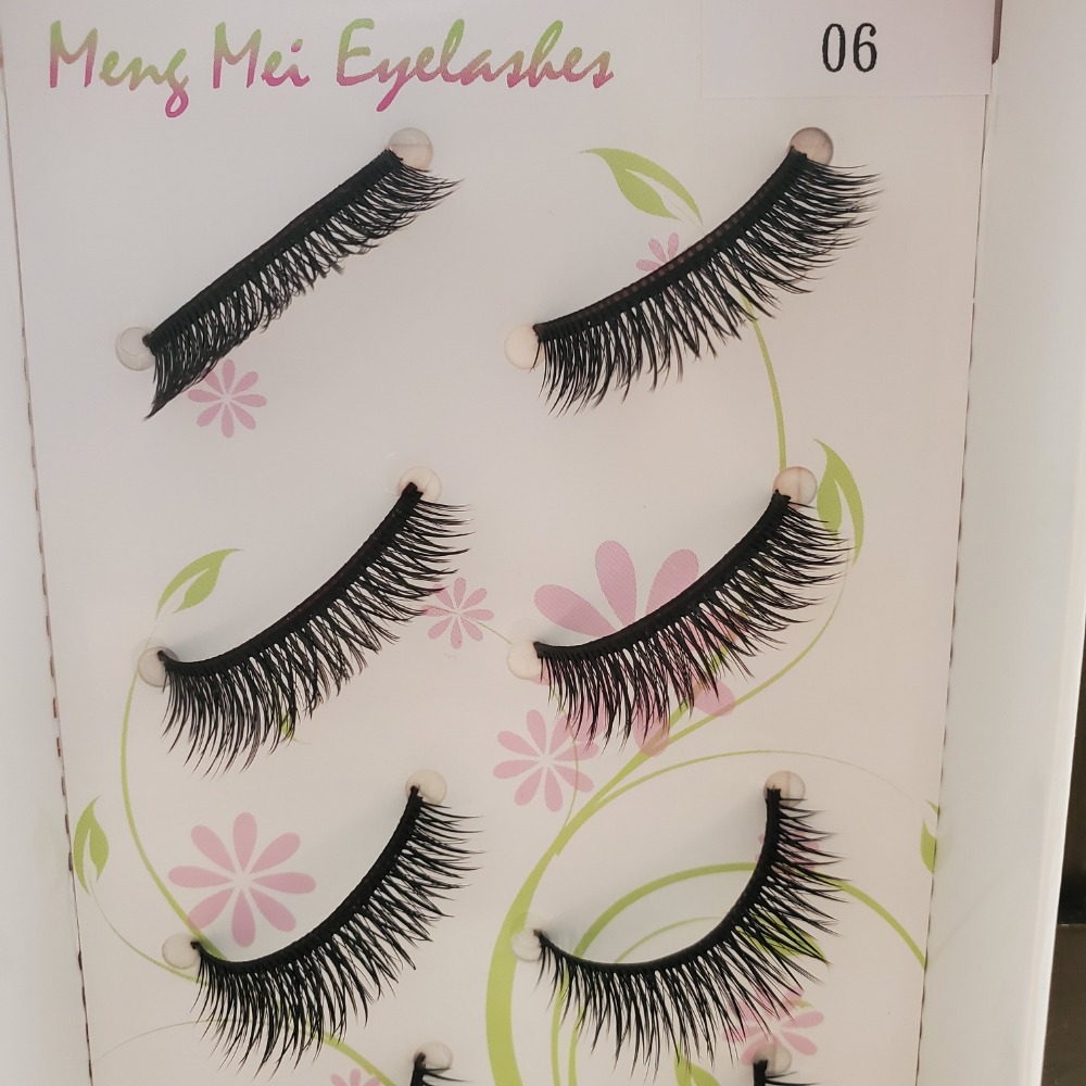 萌媚假睫毛 人造纖維 5對裝  現貨-規格圖5