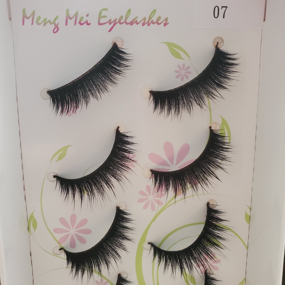 萌媚假睫毛 人造纖維 5對裝  現貨-規格圖5