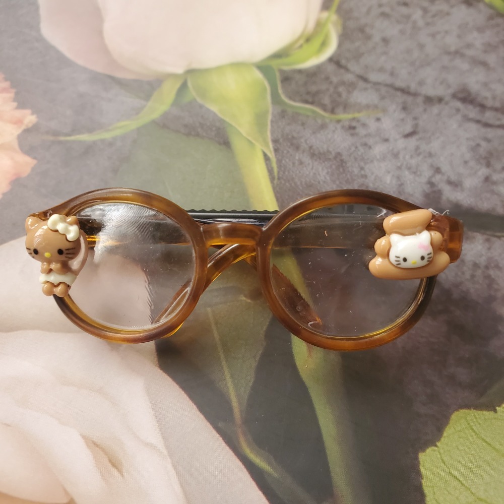 眼鏡造型髮夾（多款入）👓 瀏海夾 邊夾 髮夾 ✨ 平價好物 質感配件 琥珀/粉色/卡色 現貨-規格圖7