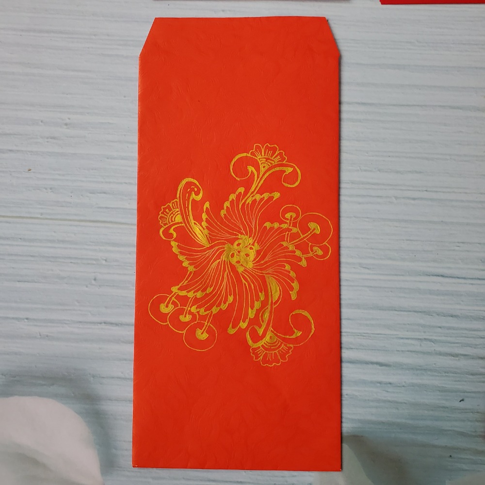 金燦優雅之約 婚禮祝壽的高質感首選 手繪禪繞畫紅包袋 結婚 過年 紅包袋 現貨-規格圖5