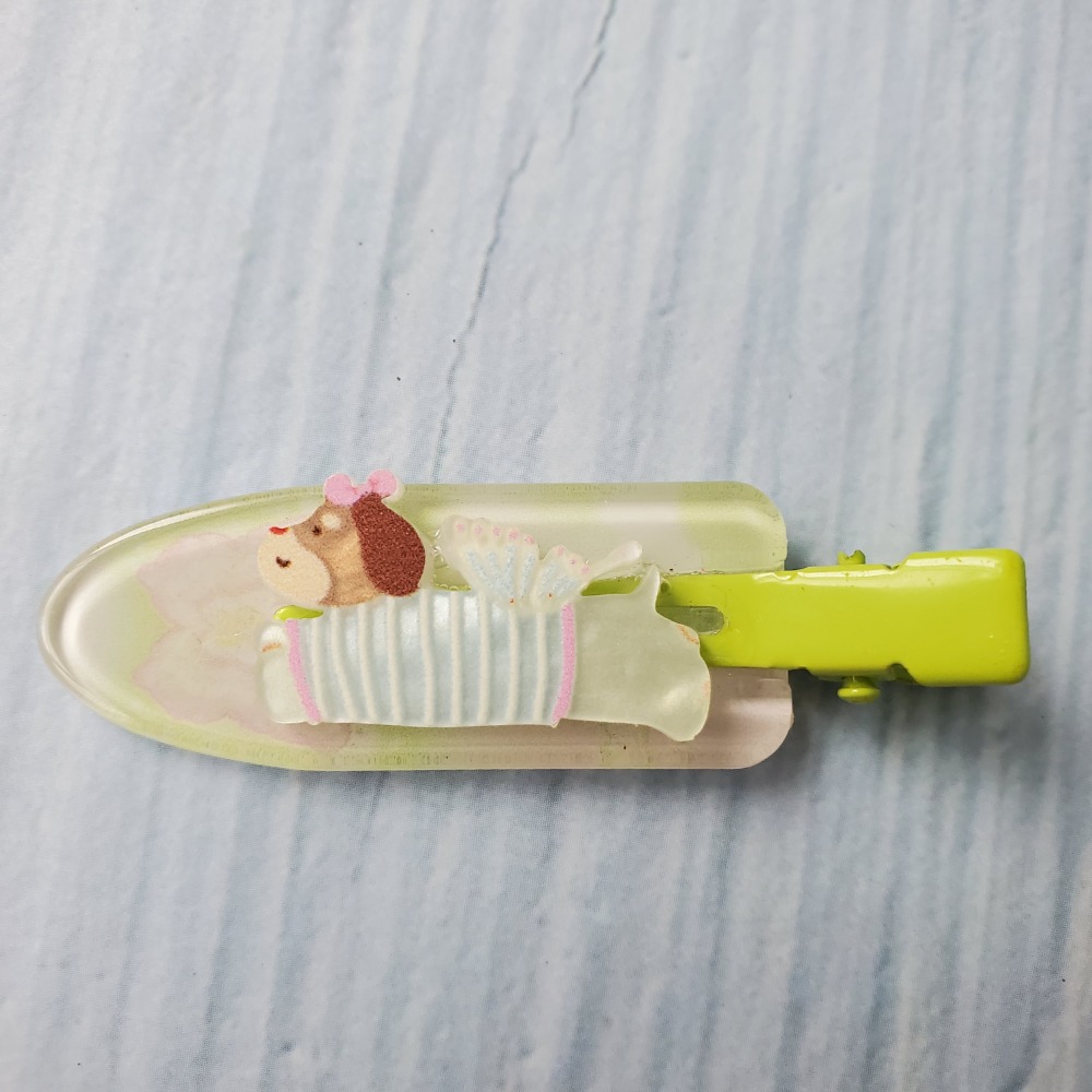 狗狗卡通髮夾 學生可愛款 不咬髮 彩色造型瀏海夾 邊夾 側夾 現貨-細節圖5