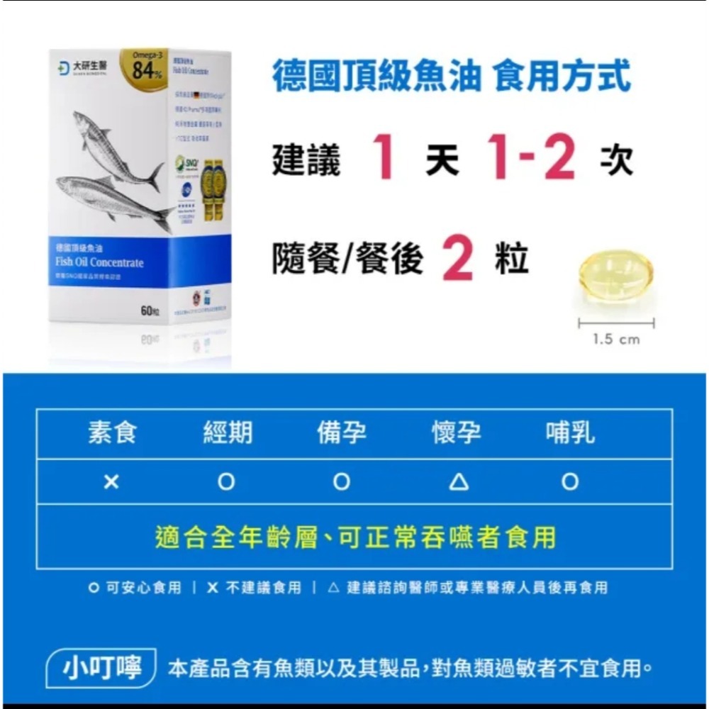 大研生醫 德國頂級魚油軟膠囊 現貨-細節圖5