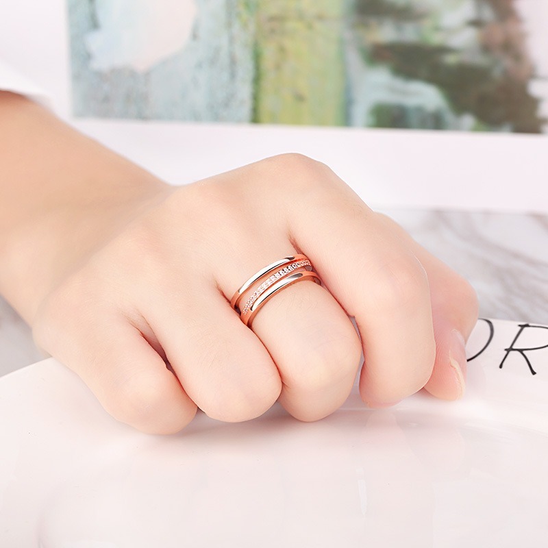 【好.樣.日.子】開口可調戒指 水鑽造型戒指 食指戒 尾戒 不易掉色戒指 鍍14Ｋ戒指-細節圖6