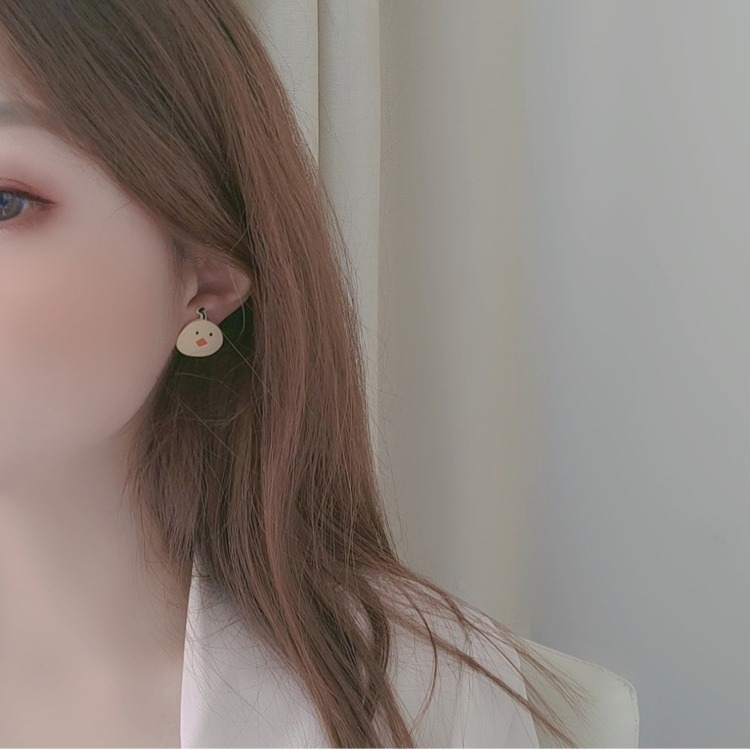 【好.樣.日.子】可愛雙色黃色小鴨耳環 純銀耳針 耳針 耳釘 耳環-細節圖4