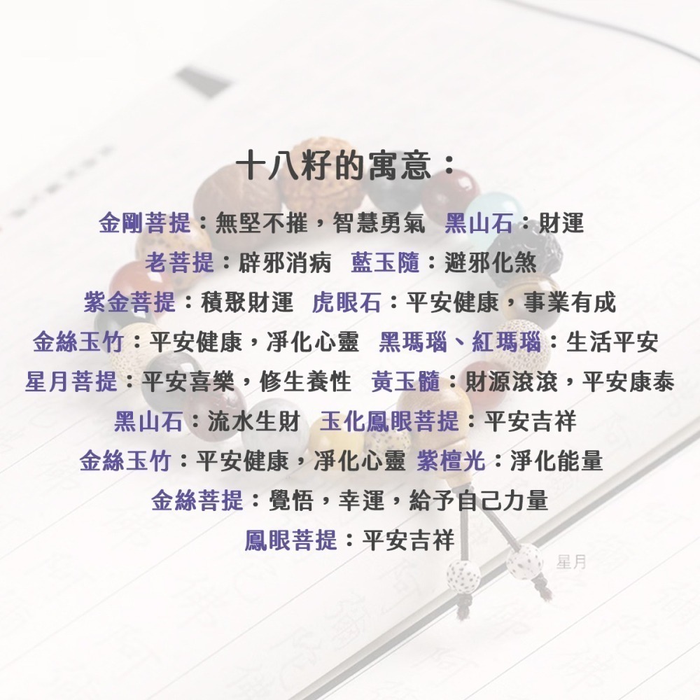 【好.樣.日.子】十八籽菩提手串 佛珠手鍊 18子手串 男女款佛珠 多寶佛珠手鍊 保平安 好運招財 開運飾品-細節圖8