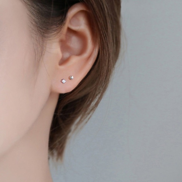 【好.樣.日.子】999足銀養耳棒 純銀耳針 銀針耳環 星星愛心圓形 養耳神器 隱形耳棒 抗過敏耳環 耳洞護理-細節圖9