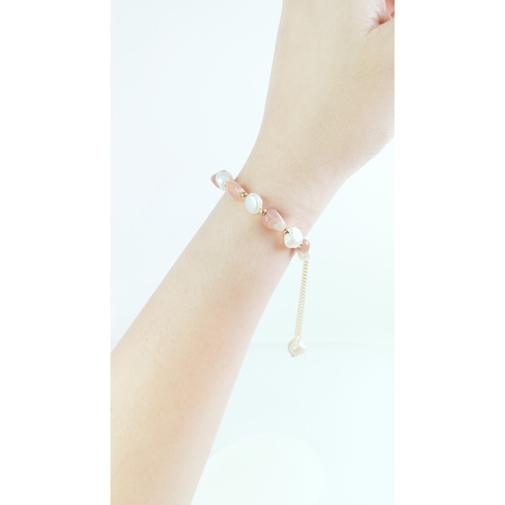 珍珠太陽石手鍊