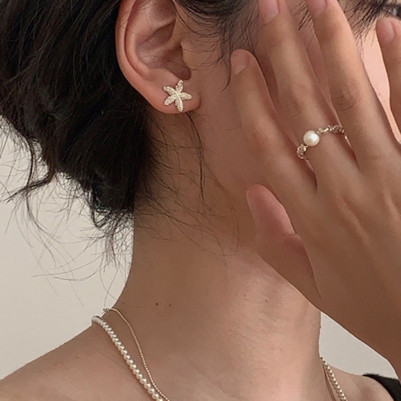 【好.樣.日.子】碎銀彈力繩戒指 可調戒指 珍珠戒指 食指戒 尾戒 彈力繩戒指 可調戒指 造型戒指 細戒指 疊戴-細節圖3