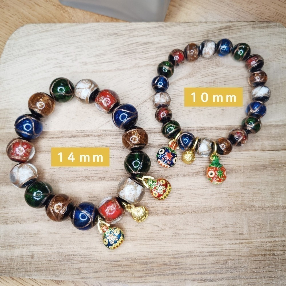 【好.樣.日.子】香灰琉璃吞金獸手環 手串 琉璃手環 香灰琉璃開運水晶手鍊 彈力手鏈 招財開運飾品-細節圖7