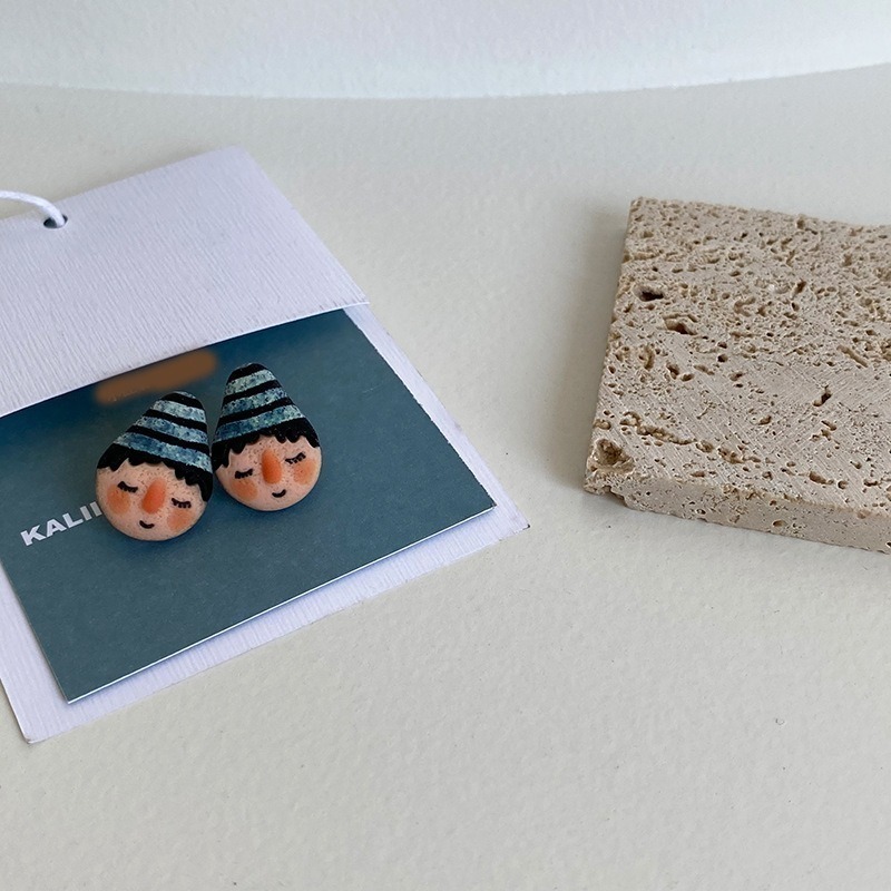 [S925純銀耳針]搞怪可愛耳環 卡通耳環 童趣造型樹脂耳環 純銀耳針 耳釘 耳環 創意耳環 S925純銀耳針-規格圖6