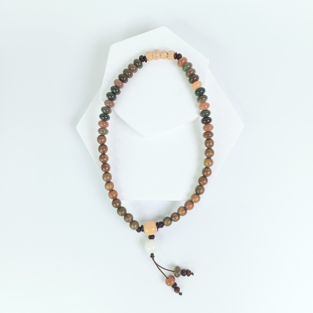 【好.樣.日.子】綠檀木雙圈手串 菩提木手環 情侶款手串 知己夥伴紀念 手作木質開運飾品-規格圖10