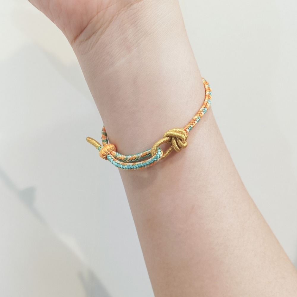 【好.樣.日.子】五彩納福吉運結繩手環 開運紅繩 編織手鍊 招財手環 好運手環 編織紅繩手環 手作祈福手繩-細節圖10