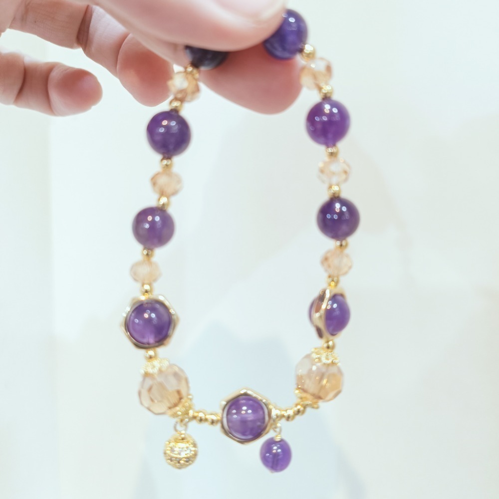 靈光智慧紫水晶手鍊