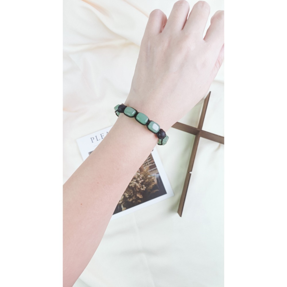 【好.樣.日.子】天然水晶串珠手鍊 水晶手環 水晶手鍊 中性生命樹手串 火山石 多款顏色可選 時尚百搭設計-規格圖8