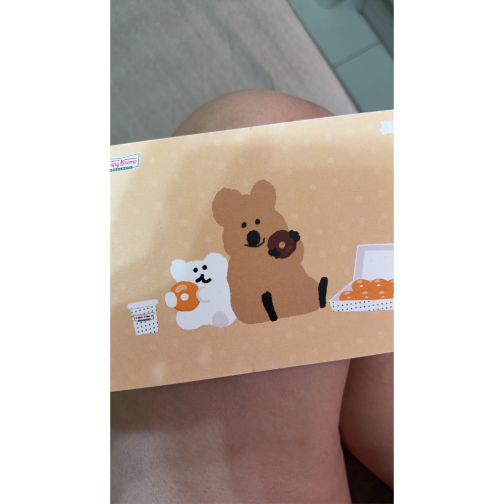 DINOTAENG 甜甜圈明信片*2-細節圖2