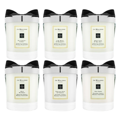 Jo Malone祖馬龍 香氛工藝蠟燭 200g英國梨與小蒼蘭/藍風鈴/橙花/牡丹與紅麂絨/青檸羅勒柑橘/鼠尾草海鹽-細節圖2